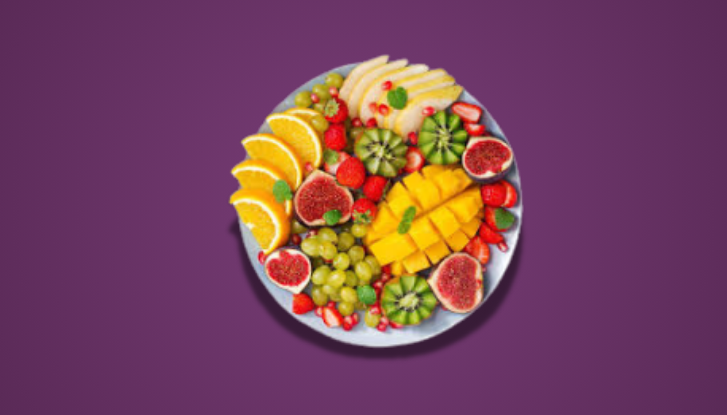 صحن فواكه مشكل