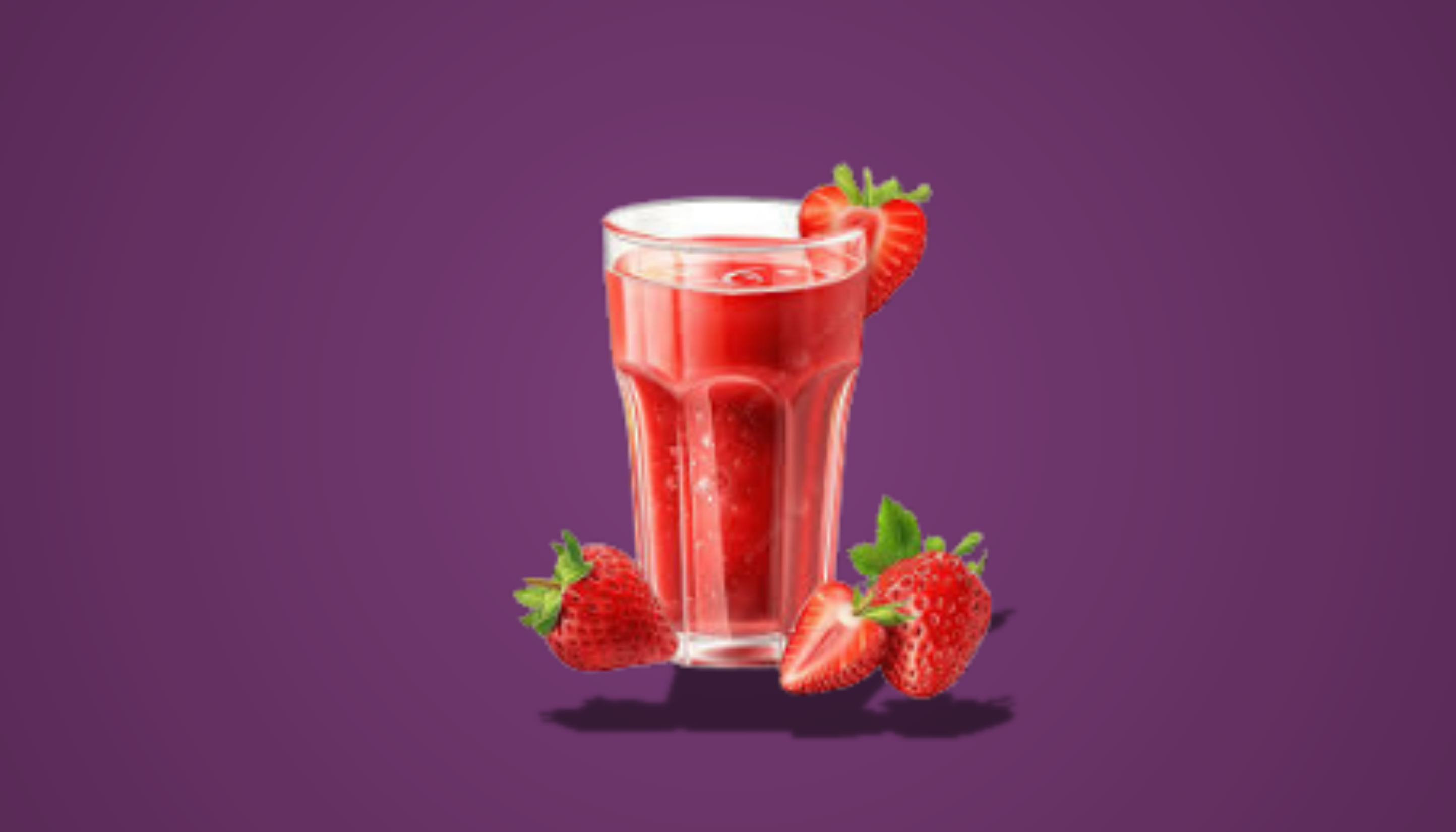 عصير فراولة